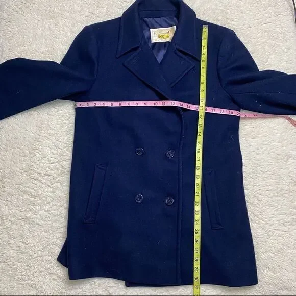 Pendleton Wool Pea Coat Navy size 10 - Picture 9 of 14